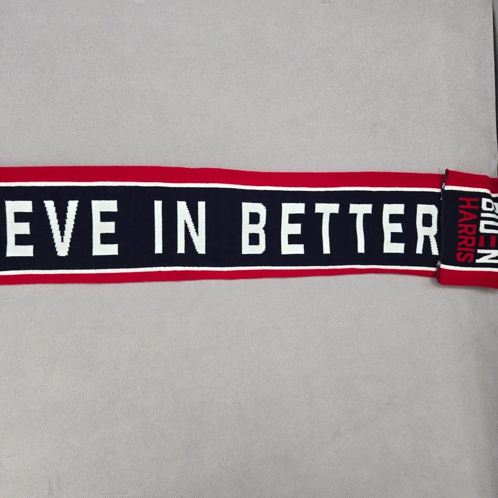Biden Harris 2020 Scarf Believe Political Americana Historical Presidential
